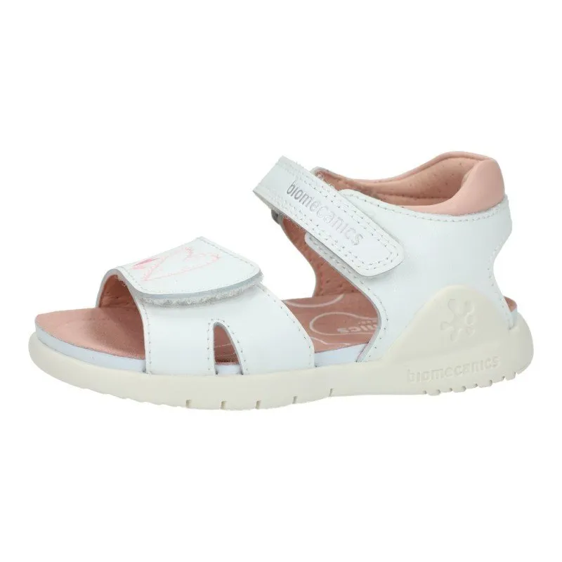 242233-B Sandalias corazones color BLANCO