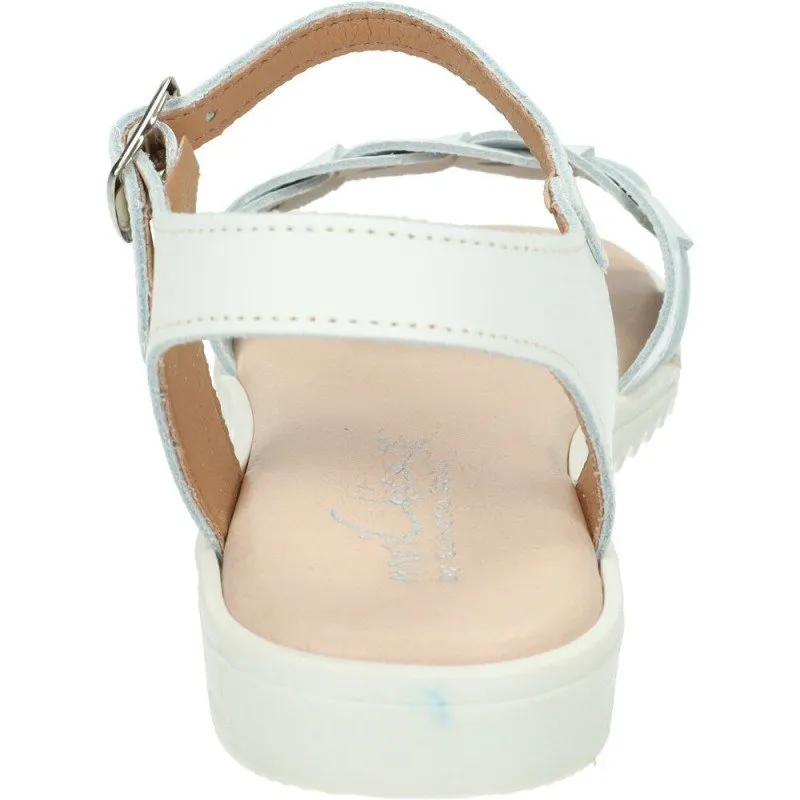 602 SANDALIAS DE PIEL color BLANCO