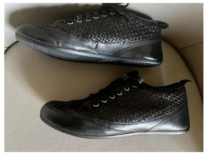 Autre Marque Deportivas o basket Dragon T piel trenzada negra.38 Negro 