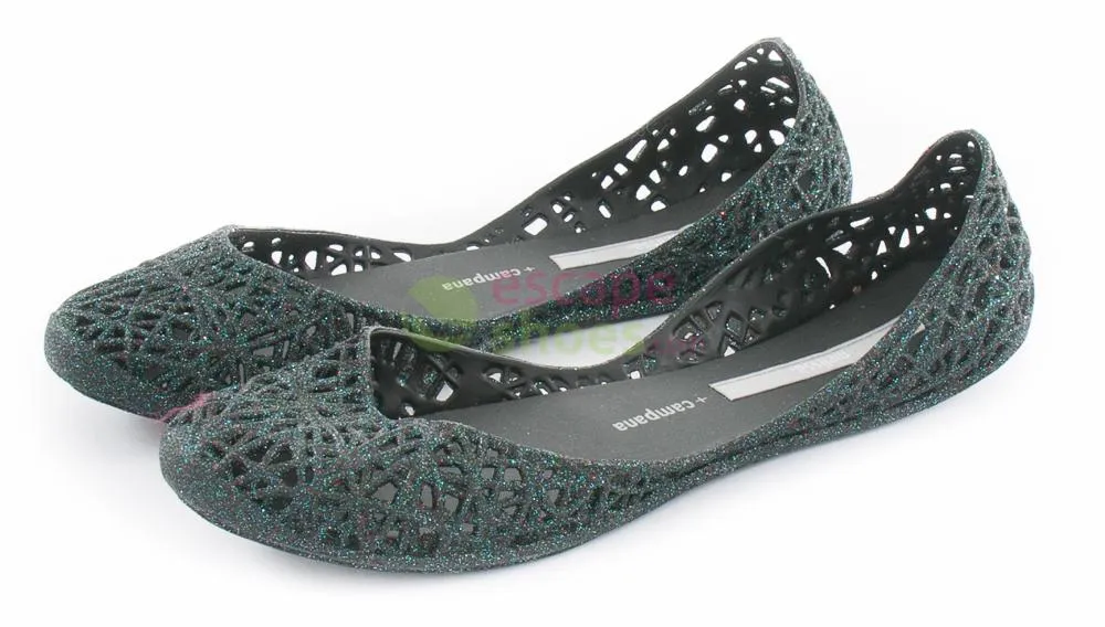 Bailarinas MELISSA Campana Zig Zag II Negro MW.15.031
