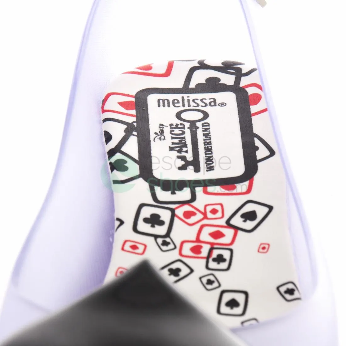 Bailarinas MELISSA Ultragirl Alice Clear Black Red MW.16.113D