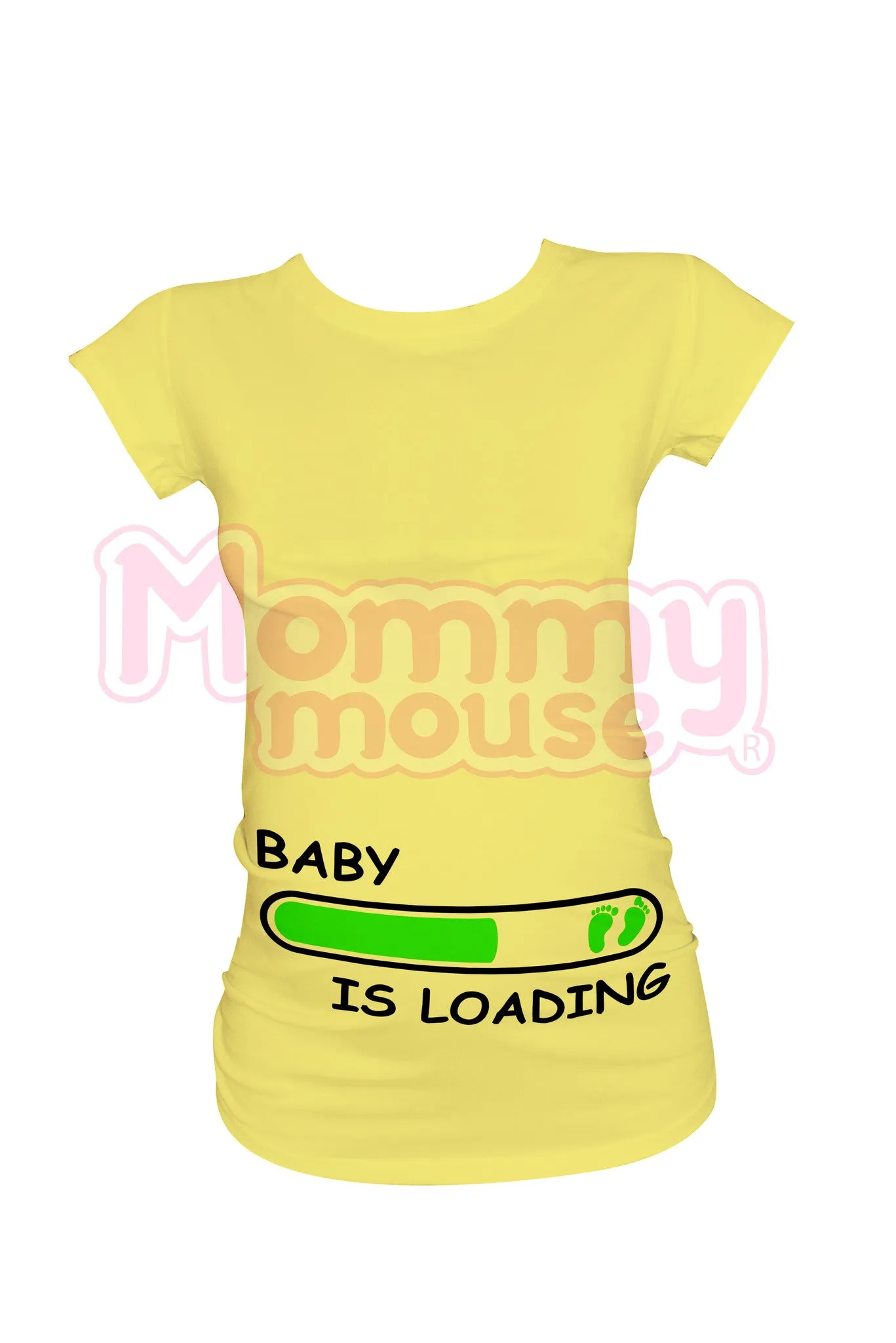 Blusa Maternidad Básica Manga corta.  baby is loading.