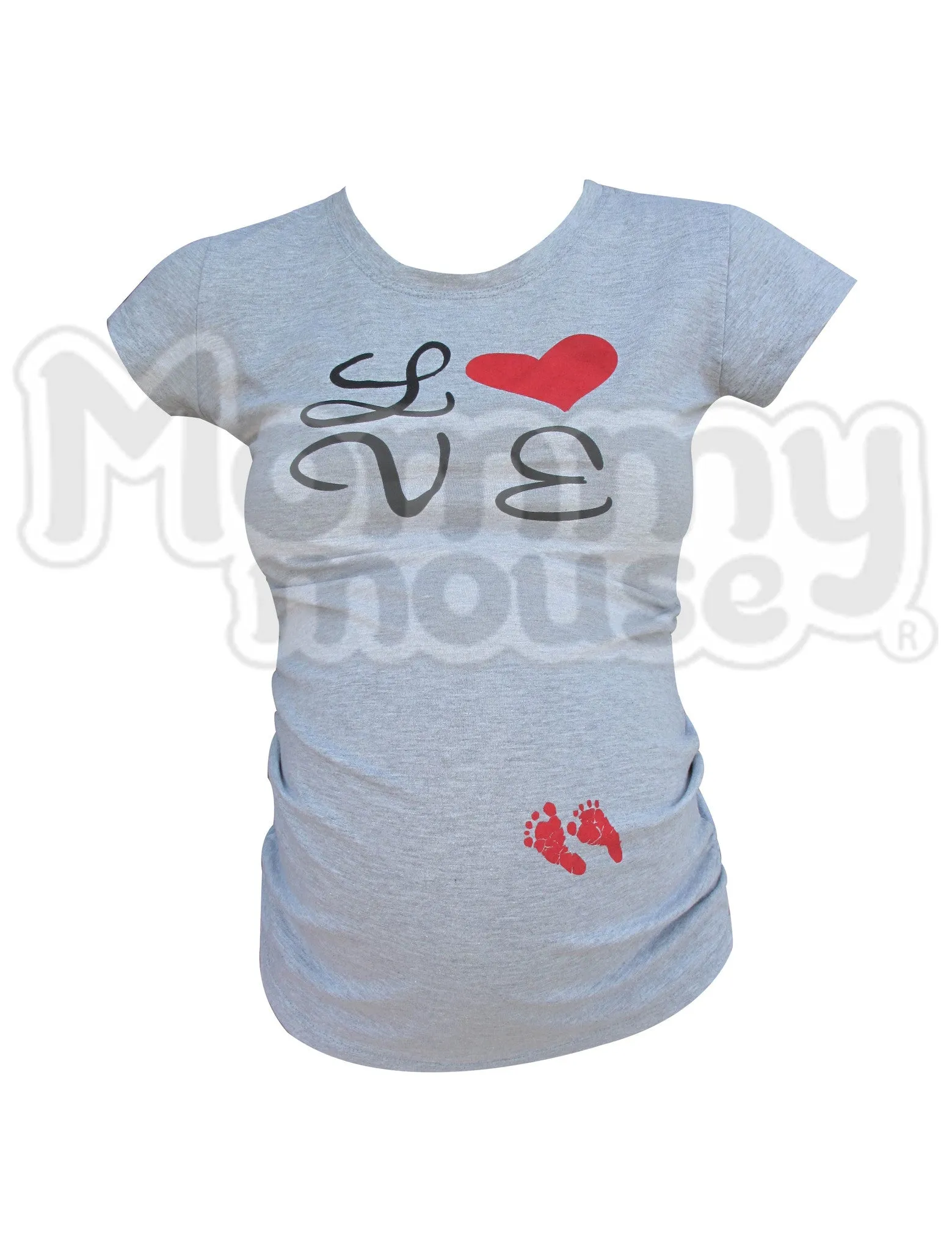Blusa Maternidad Básica Manga corta.  Love.
