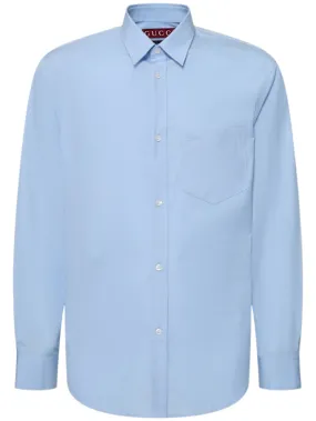 Camisa de popelina de algodón