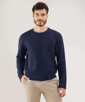 Camiseta Manga Larga con Bolsillo-