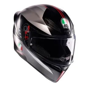 Casco AGV K1 S Lap Matt Black Grey Red 