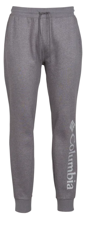 M CSC Logo(TM) Fleece II - Pantalón de jogging regular fit de mezcla de algodón serigrafiado en gris