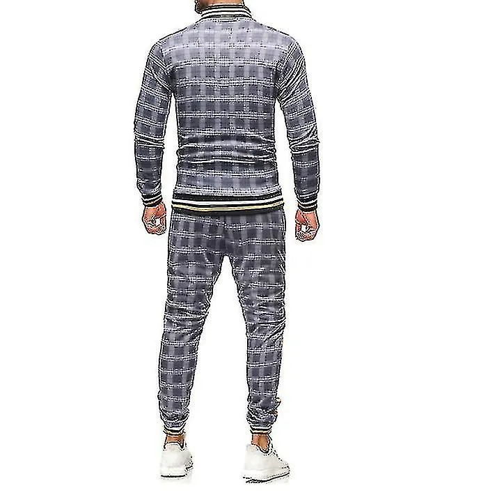 Men's Casual Tracksuits Long Sleeve Jogging Suits Sweatsuit Sets