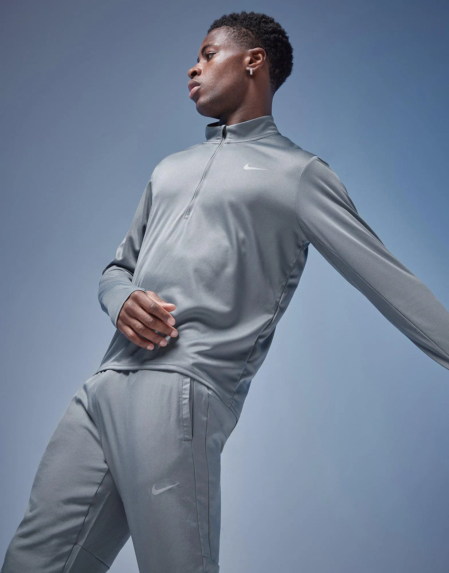 Nike camiseta de manga larga Pacer 1/2 Zip