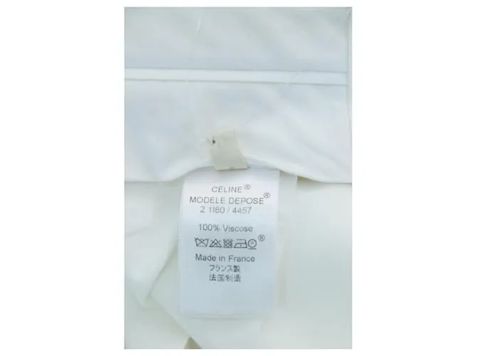 Pantalones Céline 38 Blanco 