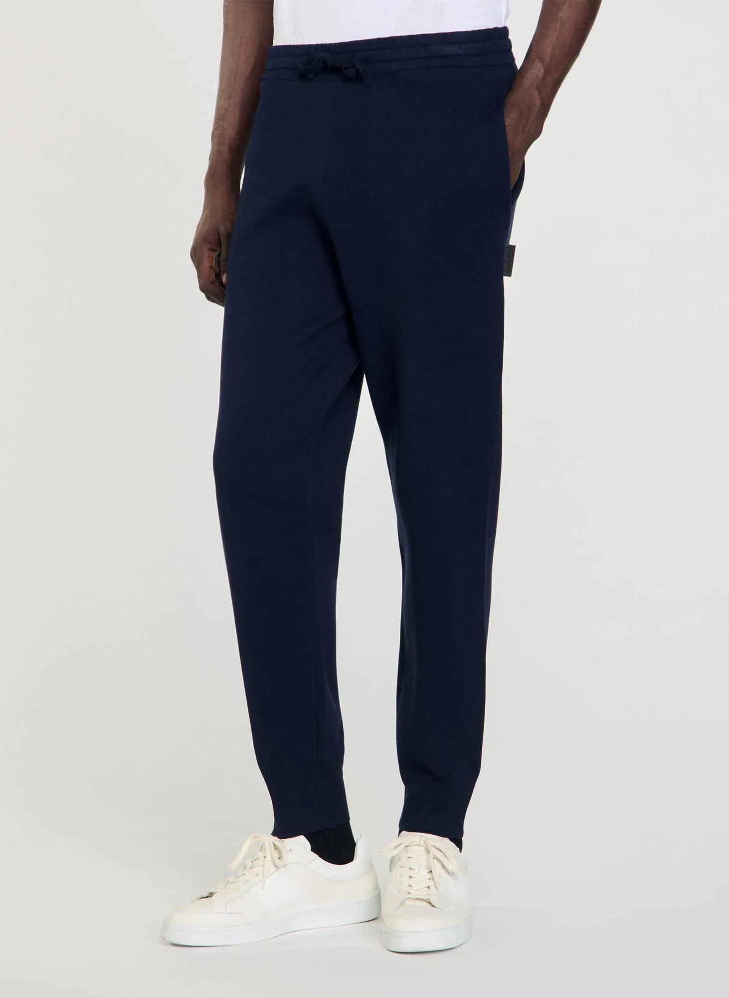 Pantalón de jogging de punto en azul