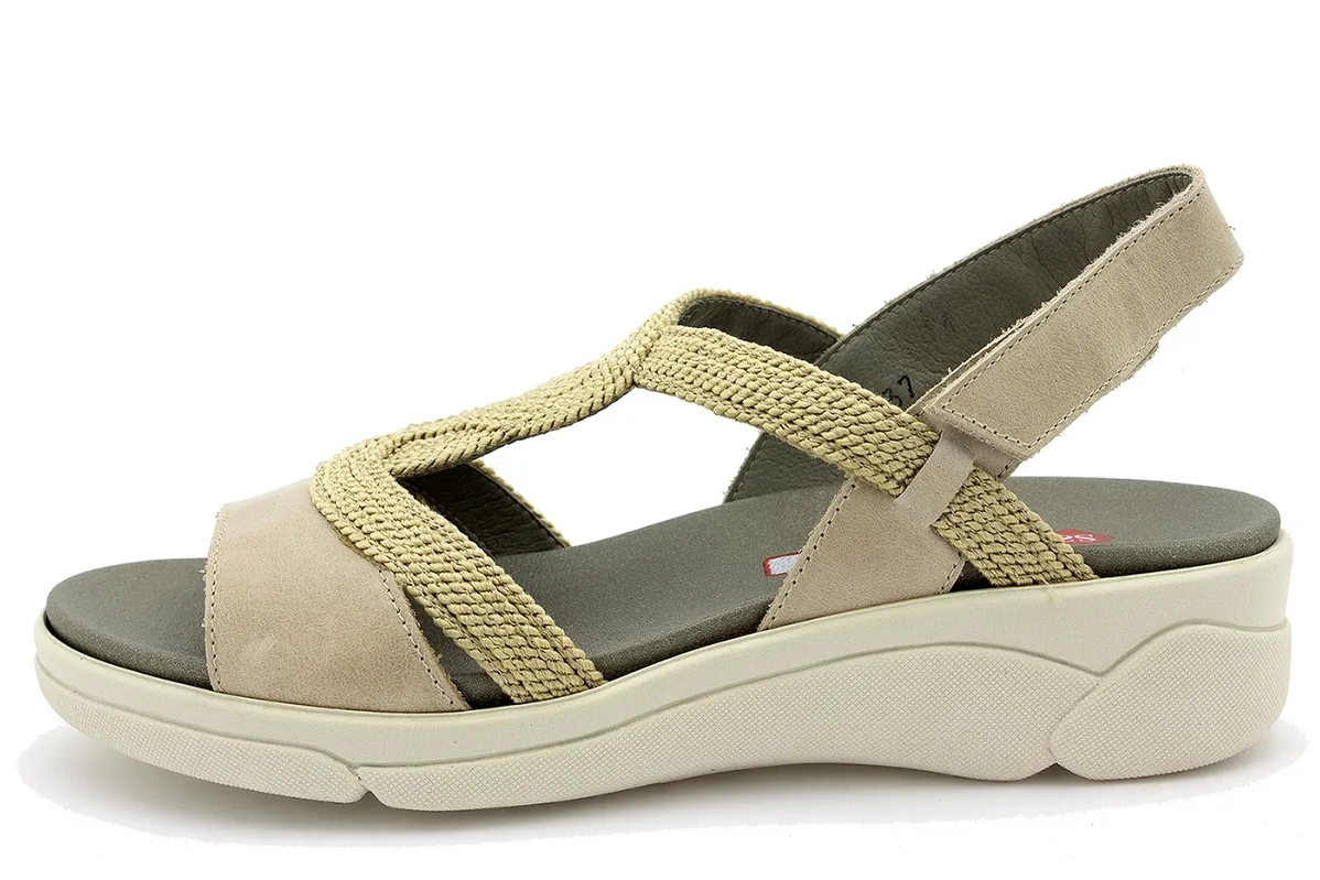 Removable Insole Sandal Sand Leather
