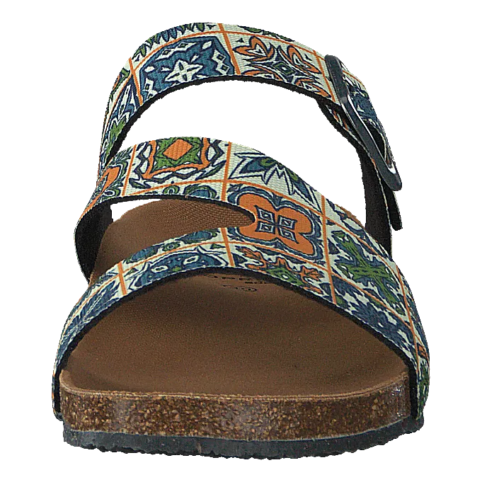 Scholl zapatos Greeny Ranja Green/orange