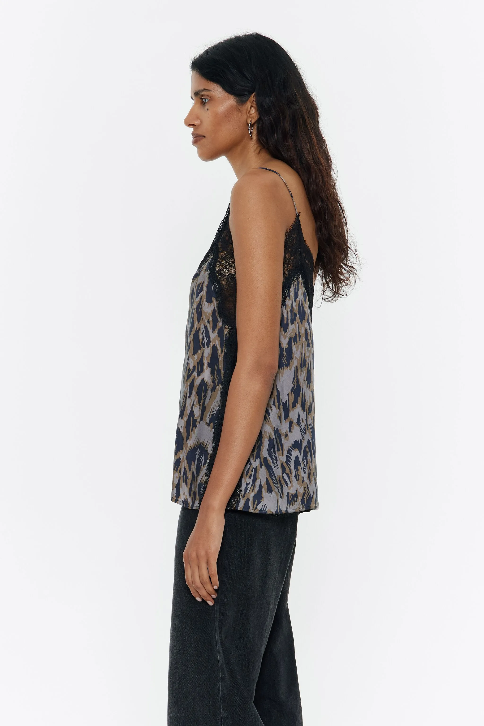 Top tirantes Plumancha caqui