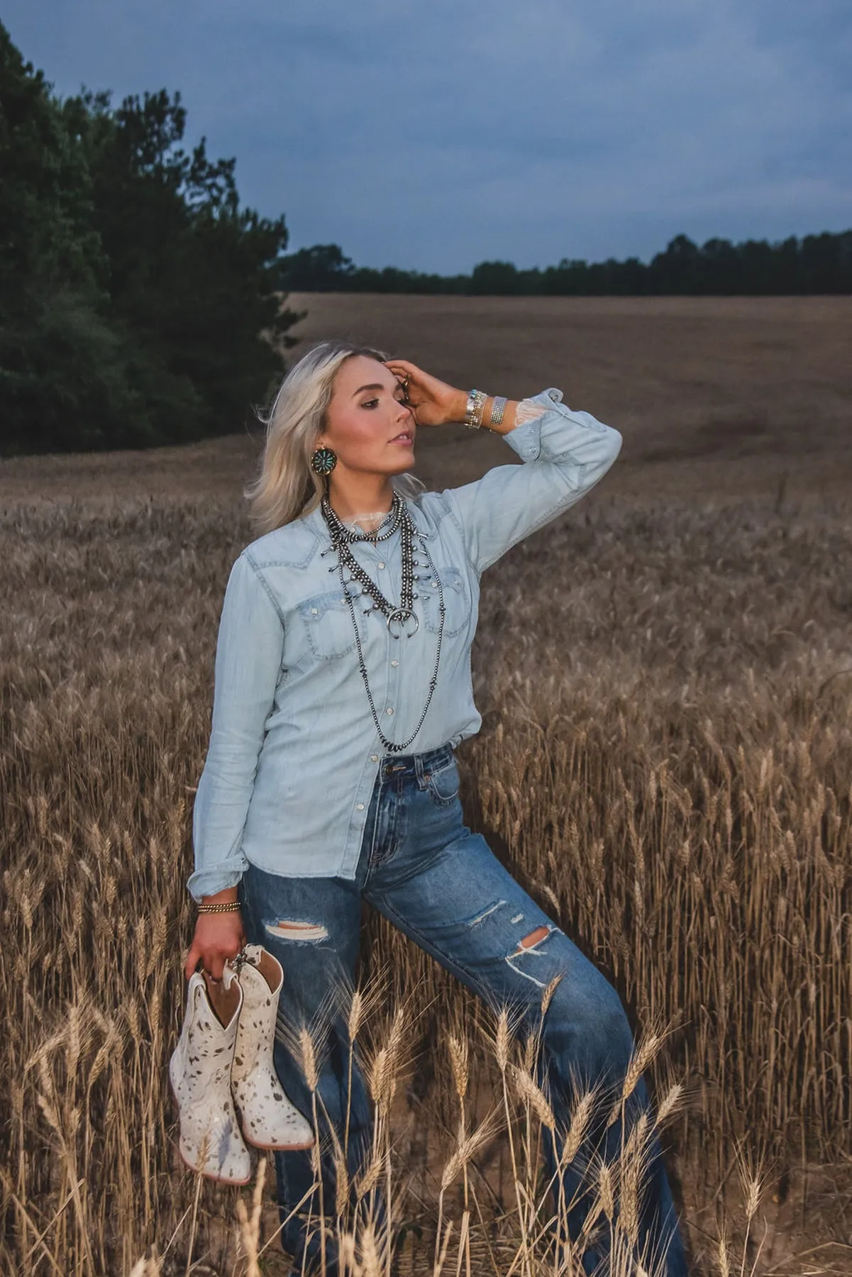 Women's Ariat Blues Shirt-