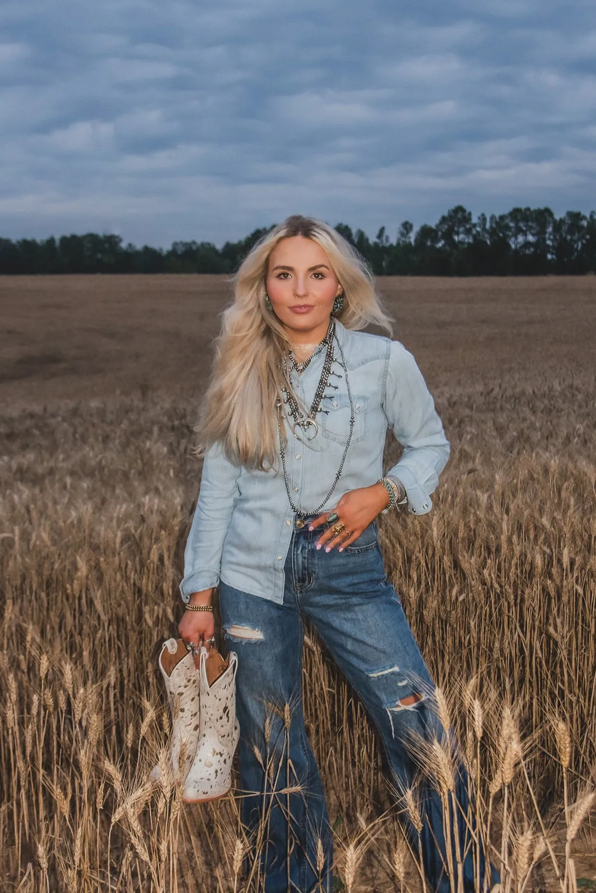 Women's Ariat Blues Shirt-