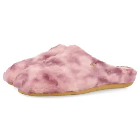 Zapatillas rosas de pelo para mujer Velika