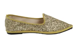 Zapatillas Venezianas Greta de glitter para mujer